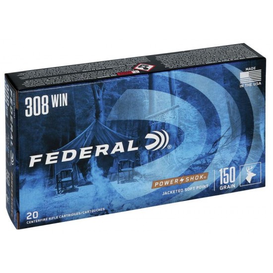 308Win Power-Shok SoftPoint 150gr Federal